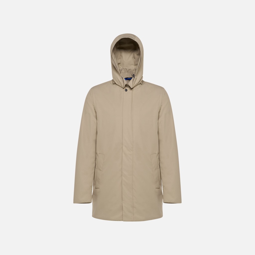 Trench imperm&eacute;able DORAY ABX HOMME Gris clair - image number 5 | GEOX