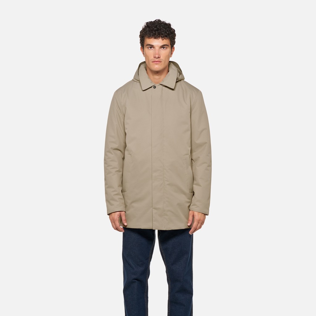 Trench imperm&eacute;able DORAY ABX HOMME Gris clair - image number 2 | GEOX