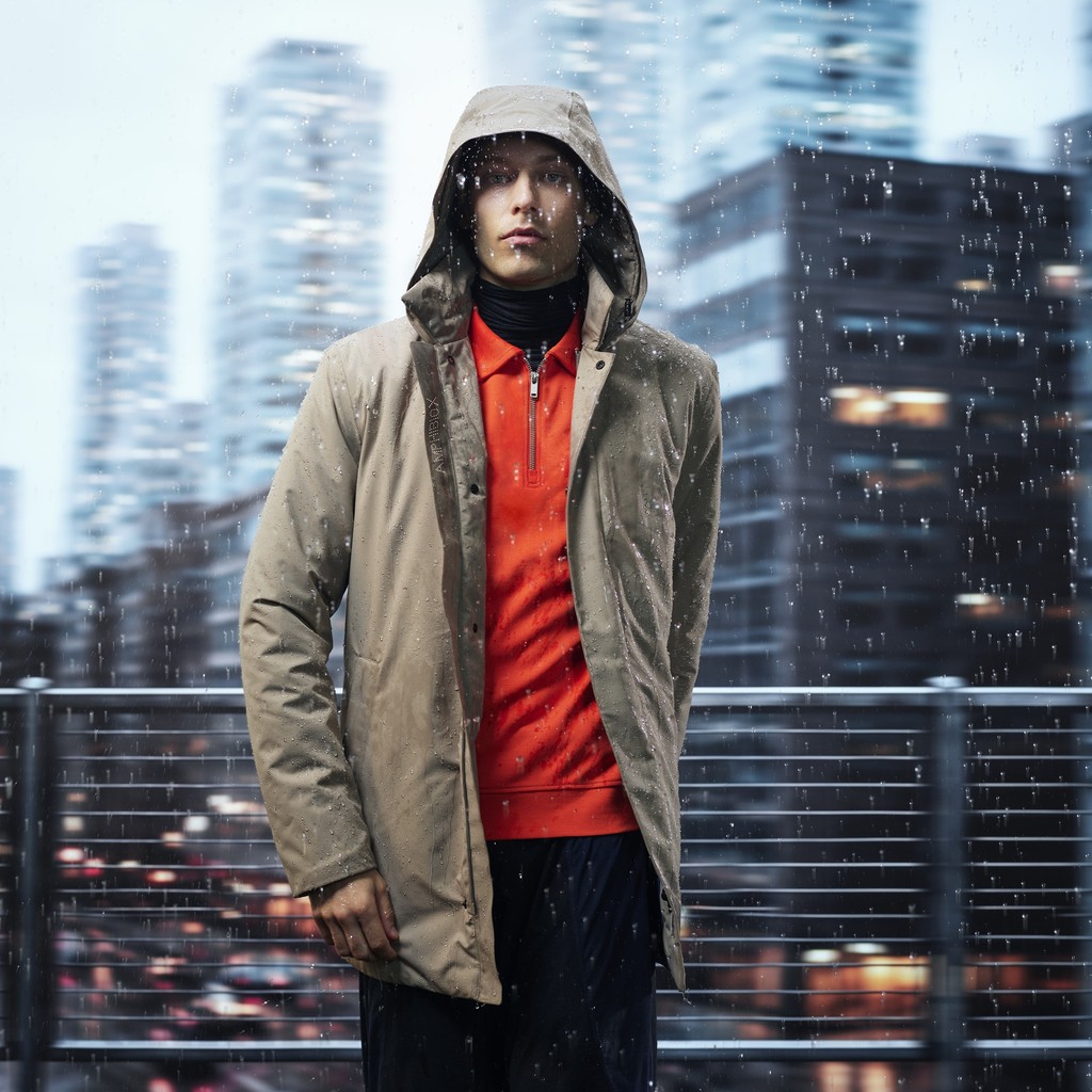 Trench imperm&eacute;able DORAY ABX HOMME Gris clair - image number 1 | GEOX