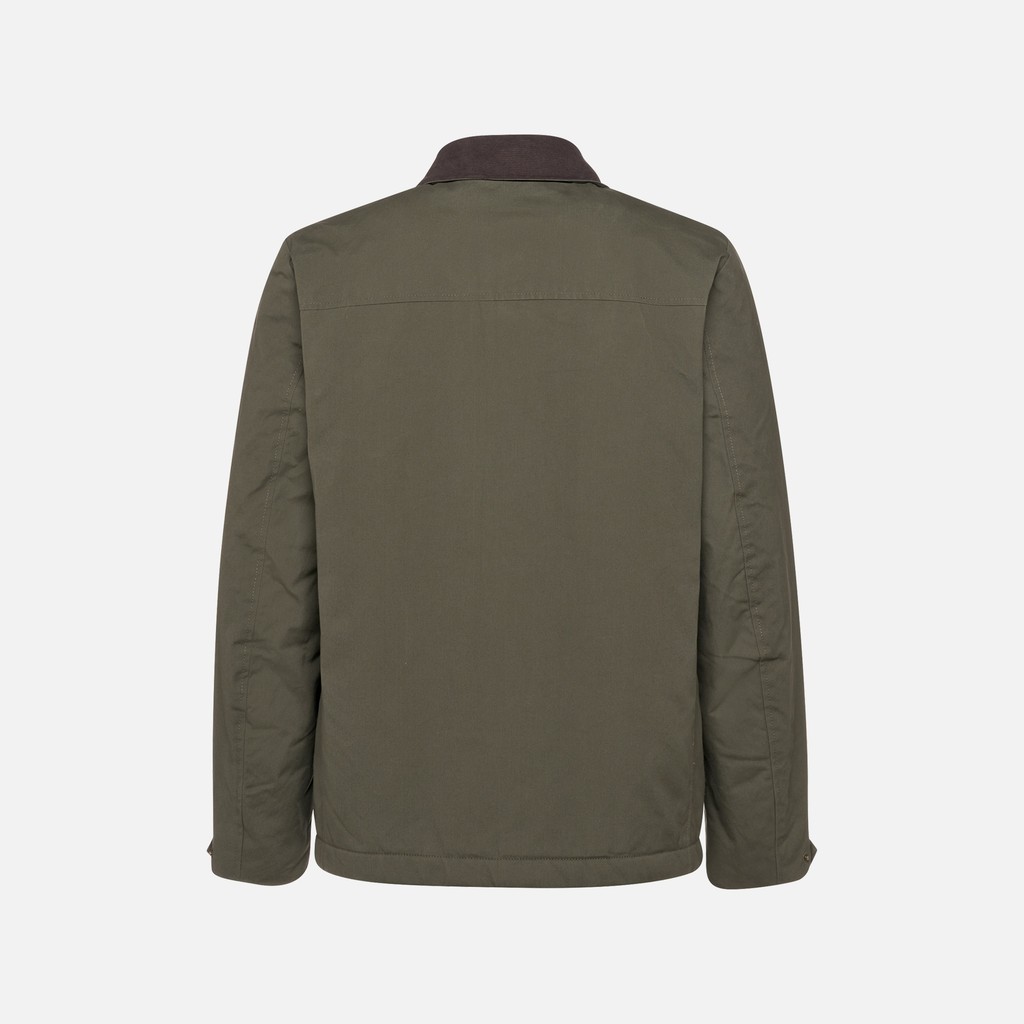 Veste en coton BALTMOORE HOMME Vert fonc&eacute; - image number 8 | GEOX