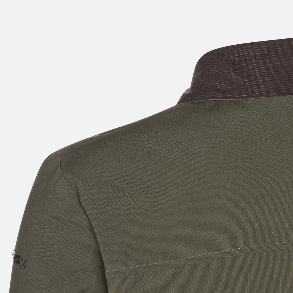 Veste en coton BALTMOORE HOMME Vert fonc&eacute; - image number 9 | GEOX