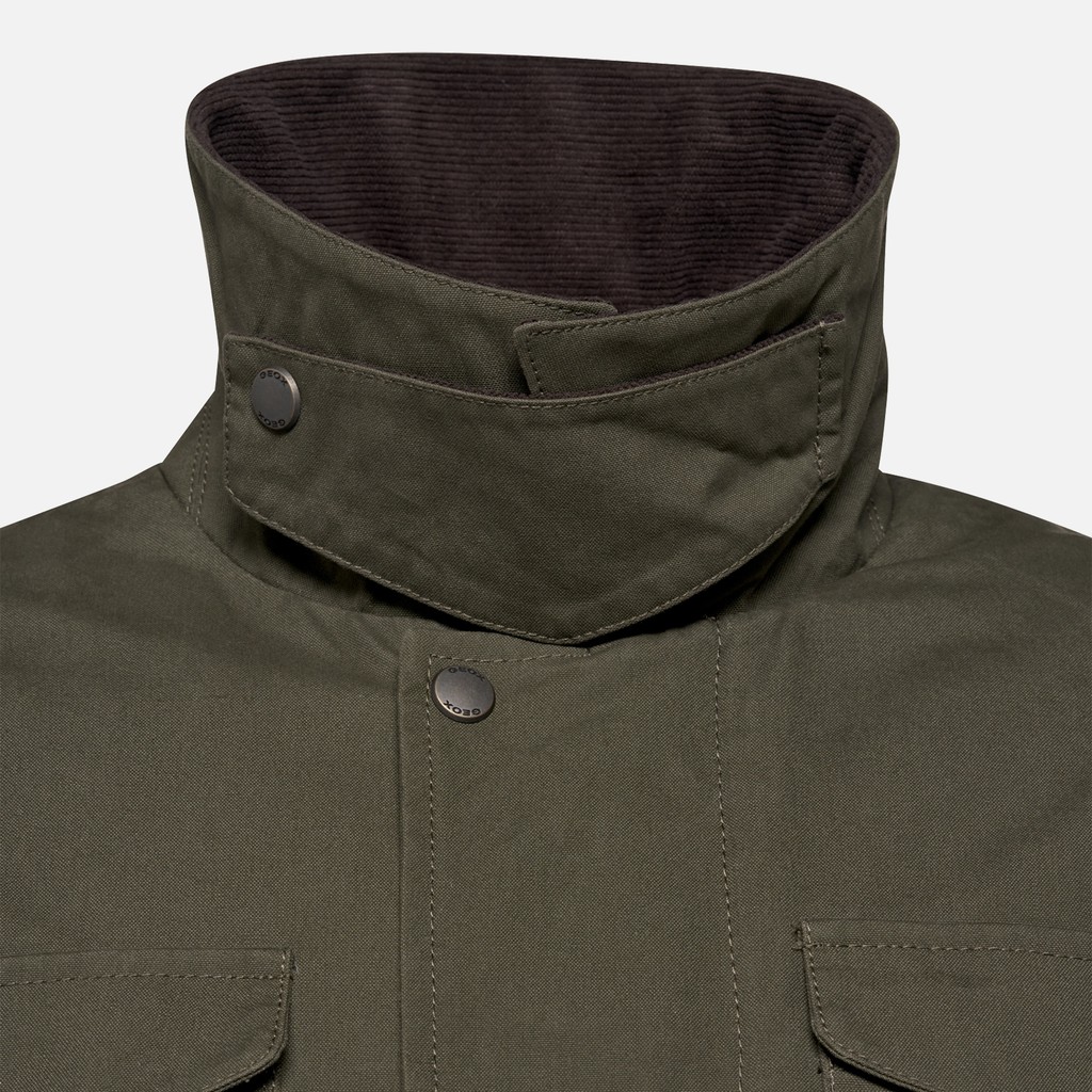 Veste en coton BALTMOORE HOMME Vert fonc&eacute; - image number 5 | GEOX