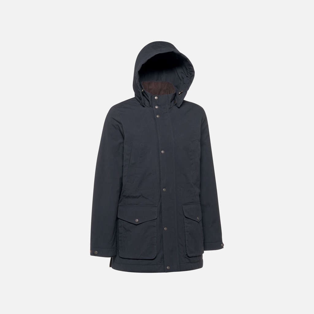 Cotton jacket BALTMOORE MAN Sky captain - image number 6 | GEOX