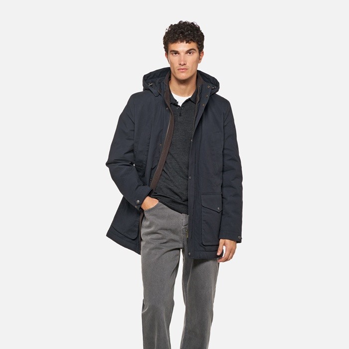 Cotton jacket BALTMOORE MAN Sky captain | GEOX