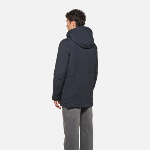 Cotton jacket BALTMOORE MAN Sky captain - image number 2 | GEOX