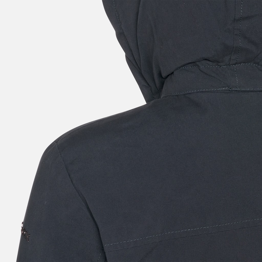 Cotton jacket BALTMOORE MAN Sky captain - image number 8 | GEOX