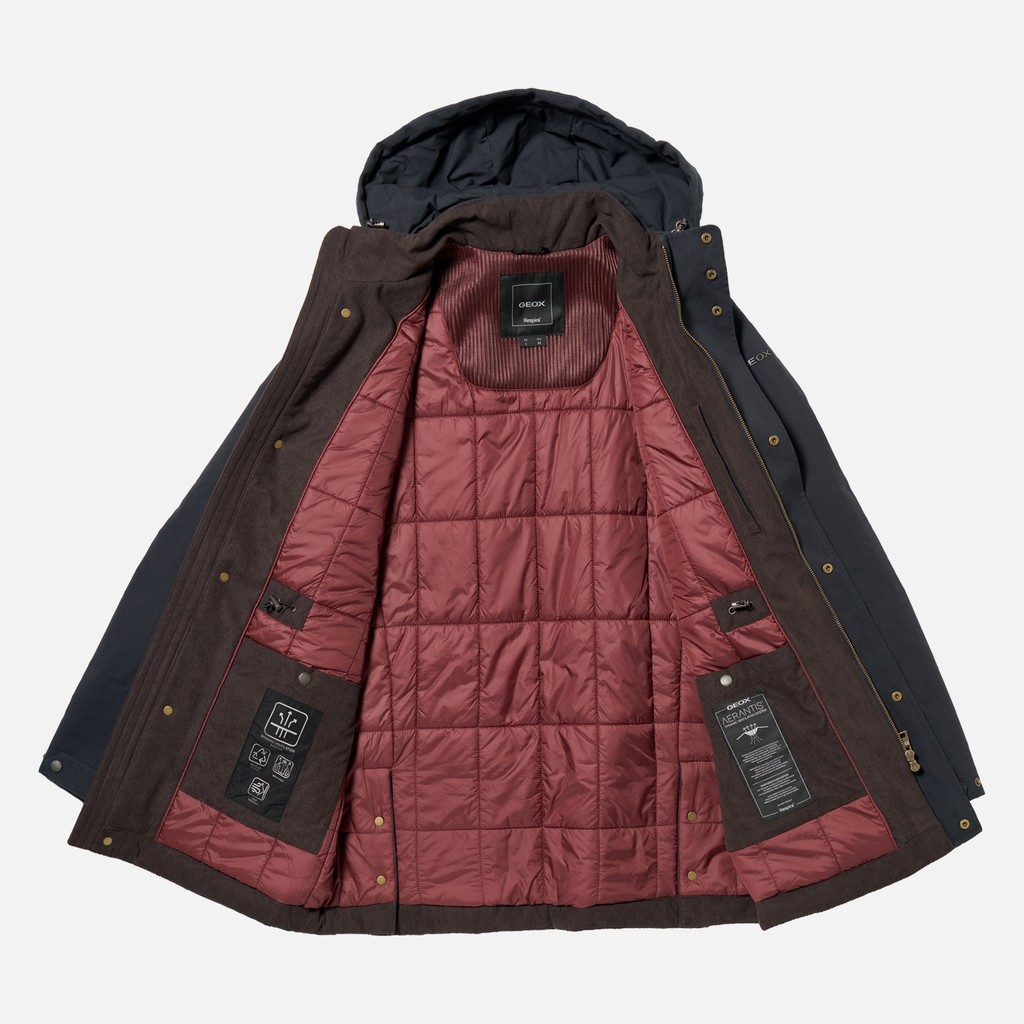 Cotton jacket BALTMOORE MAN Sky captain - image number 12 | GEOX