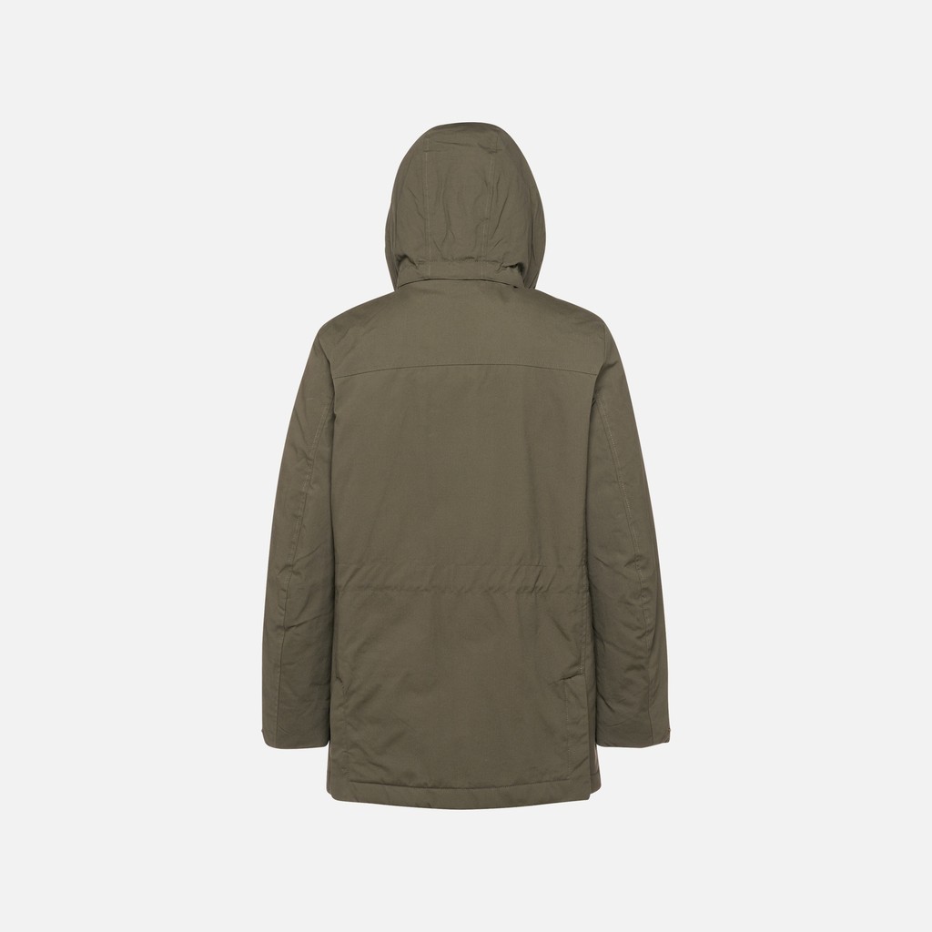 Veste en coton BALTMOORE HOMME Vert fonc&eacute; - image number 8 | GEOX