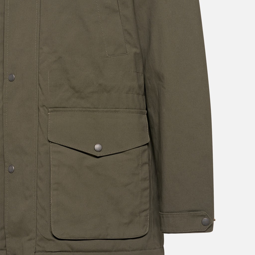 Veste en coton BALTMOORE HOMME Vert fonc&eacute; - image number 10 | GEOX
