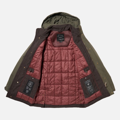 Veste en coton BALTMOORE HOMME Vert fonc&eacute; - image number 13 | GEOX