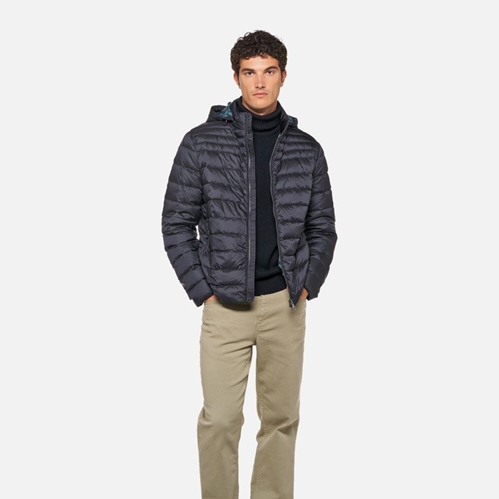 Steppjacke WARRENS HERR Nachtblau | GEOX