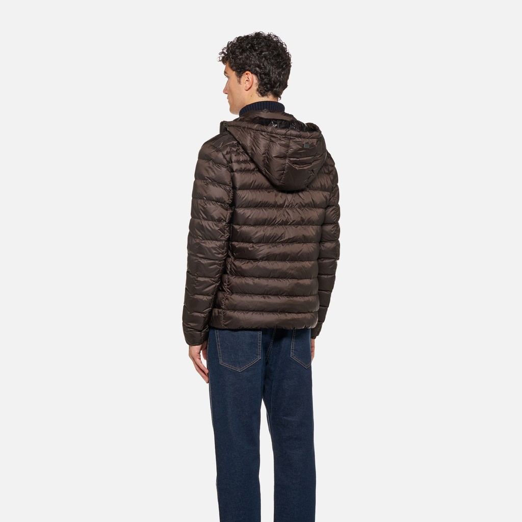 Steppjacke WARRENS HERR Dunkelbraun - image number 2 | GEOX