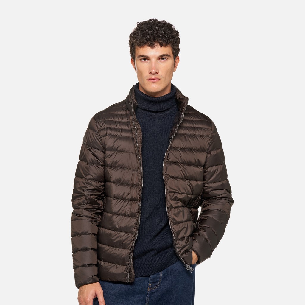 Steppjacke WARRENS HERR Dunkelbraun - image number 3 | GEOX