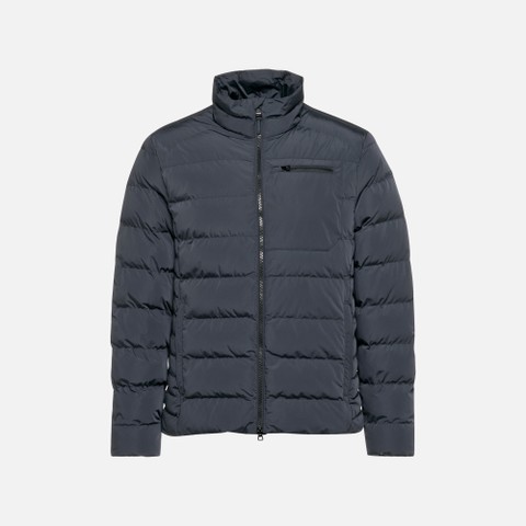 Veste matelass&eacute;e coupe-vent MAGNETE HOMME Bleu nuit - image number 5 | GEOX