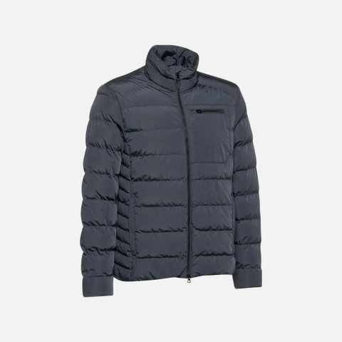 Veste matelass&eacute;e coupe-vent MAGNETE HOMME Bleu nuit - image number 6 | GEOX