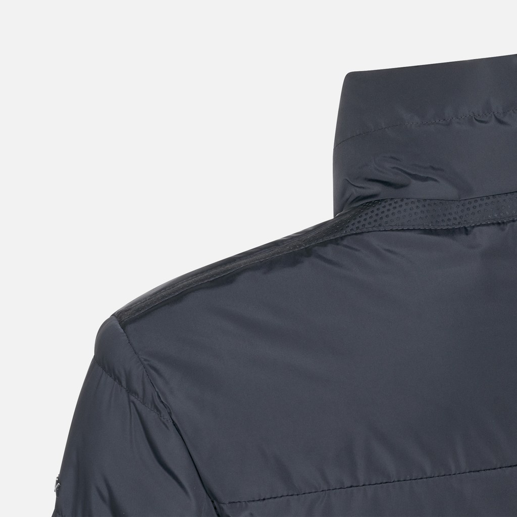 Veste matelass&eacute;e coupe-vent MAGNETE HOMME Bleu nuit - image number 8 | GEOX