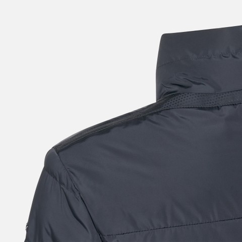 Veste matelass&eacute;e coupe-vent MAGNETE HOMME Bleu nuit - image number 8 | GEOX