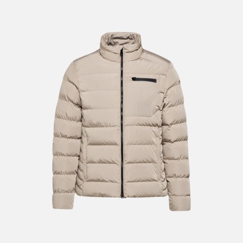 Veste matelass&eacute;e coupe-vent MAGNETE HOMME Gris clair - image number 5 | GEOX