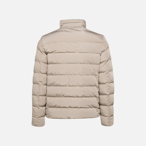 Veste matelass&eacute;e coupe-vent MAGNETE HOMME Gris clair - image number 7 | GEOX