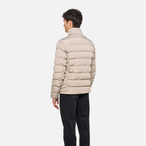 Veste matelass&eacute;e coupe-vent MAGNETE HOMME Gris clair - image number 2 | GEOX