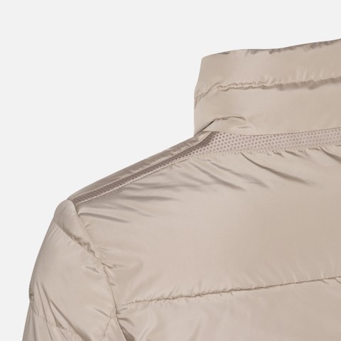 Veste matelass&eacute;e coupe-vent MAGNETE HOMME Gris clair - image number 8 | GEOX