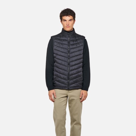 Doudoune sans manches WILMER HOMME Bleu nuit - image number 1 | GEOX