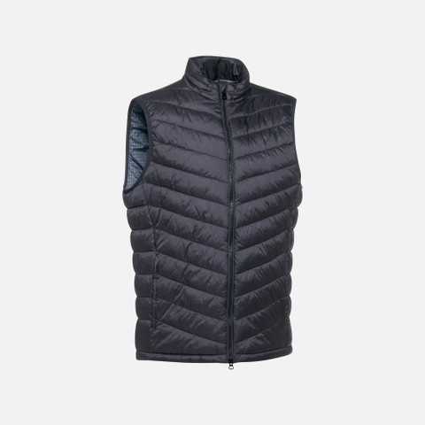 Doudoune sans manches WILMER HOMME Bleu nuit - image number 6 | GEOX