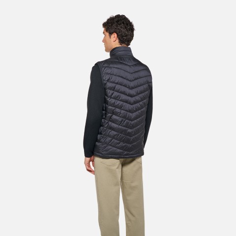 Doudoune sans manches WILMER HOMME Bleu nuit - image number 2 | GEOX