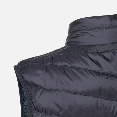 Doudoune sans manches WILMER HOMME Bleu nuit - image number 8 | GEOX