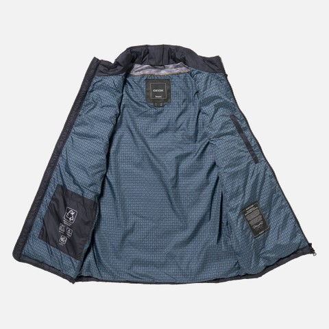 Doudoune sans manches WILMER HOMME Bleu nuit - image number 10 | GEOX