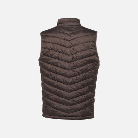 Doudoune sans manches WILMER HOMME Marron fonc&eacute; - image number 7 | GEOX
