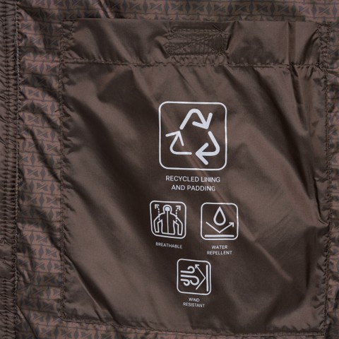 Doudoune sans manches WILMER HOMME Marron fonc&eacute; - image number 4 | GEOX