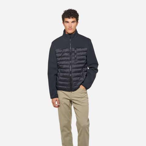 Short down jacket SPHERICA MAN Sky captain/Sky captain - image number 1 | GEOX