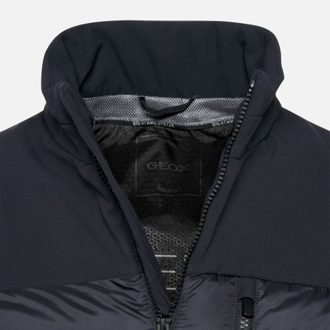 Short down jacket SPHERICA MAN Sky captain/Sky captain - image number 9 | GEOX