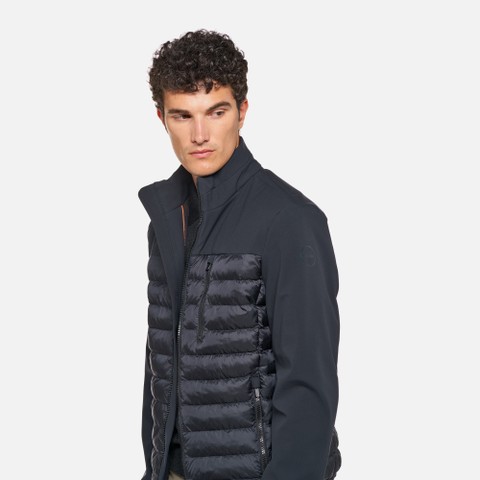 Short down jacket SPHERICA MAN Sky captain/Sky captain - image number 3 | GEOX