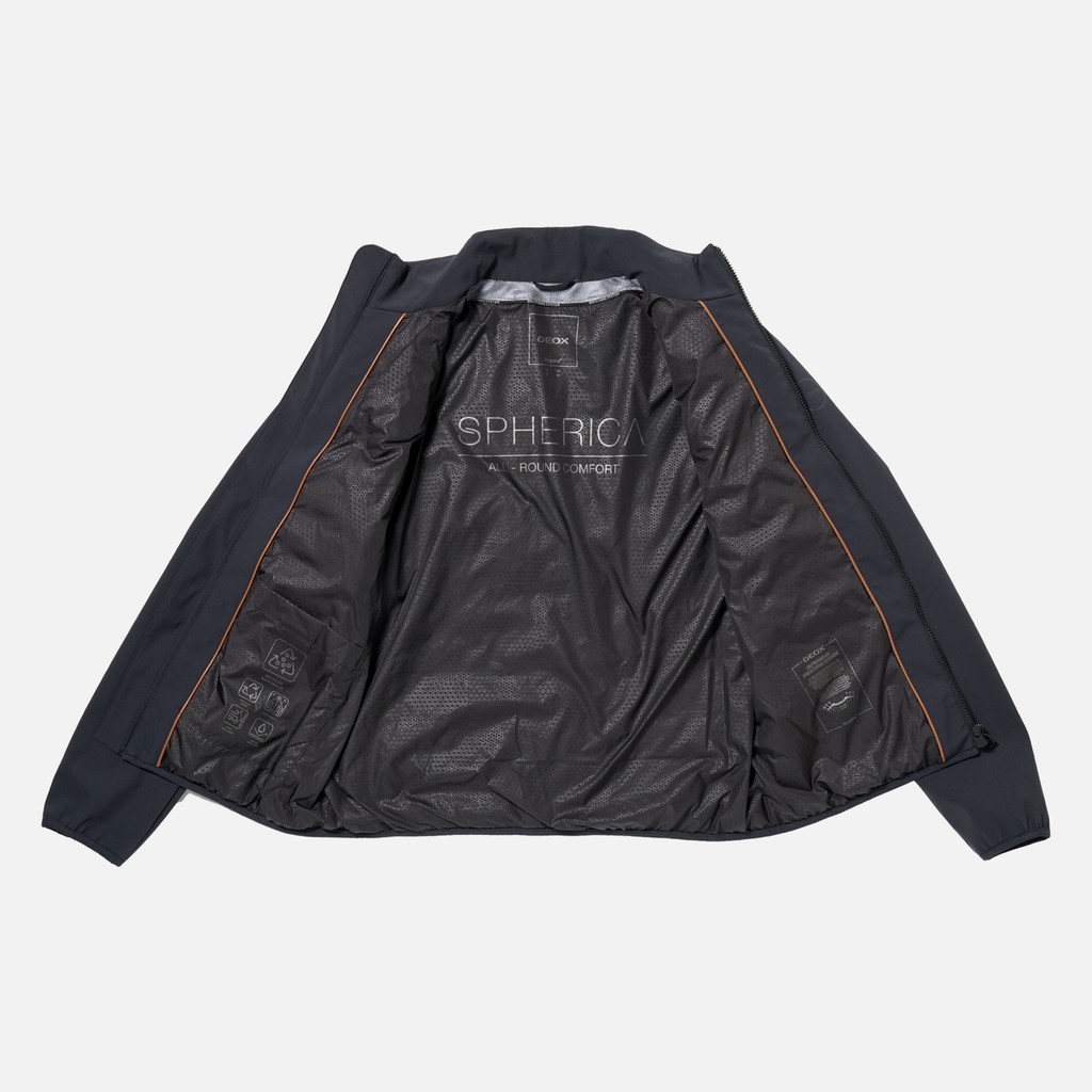 Short down jacket SPHERICA MAN Sky captain/Sky captain - image number 10 | GEOX