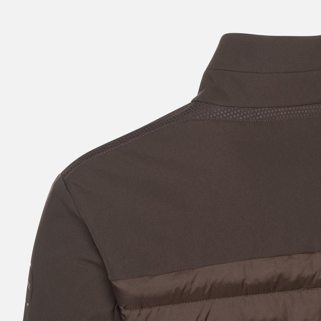 Short down jacket SPHERICA MAN Coffee bean/Coffee bean - image number 8 | GEOX