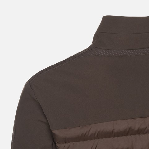 Short down jacket SPHERICA MAN Coffee bean/Coffee bean - image number 8 | GEOX