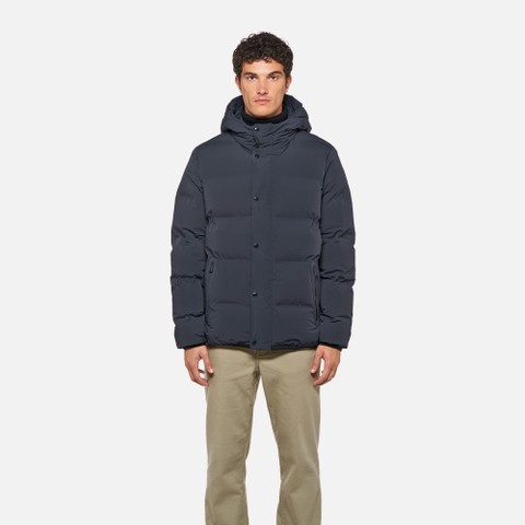 Chaqueta acolchada DUBLIN HOMBRE Azul medianoche - image number 2 | GEOX