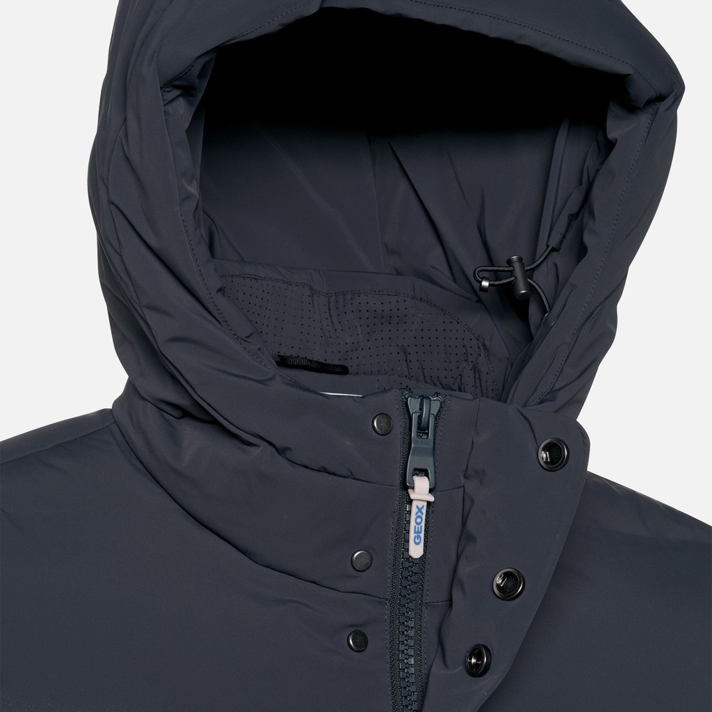 Chaqueta acolchada DUBLIN HOMBRE Azul medianoche - image number 5 | GEOX