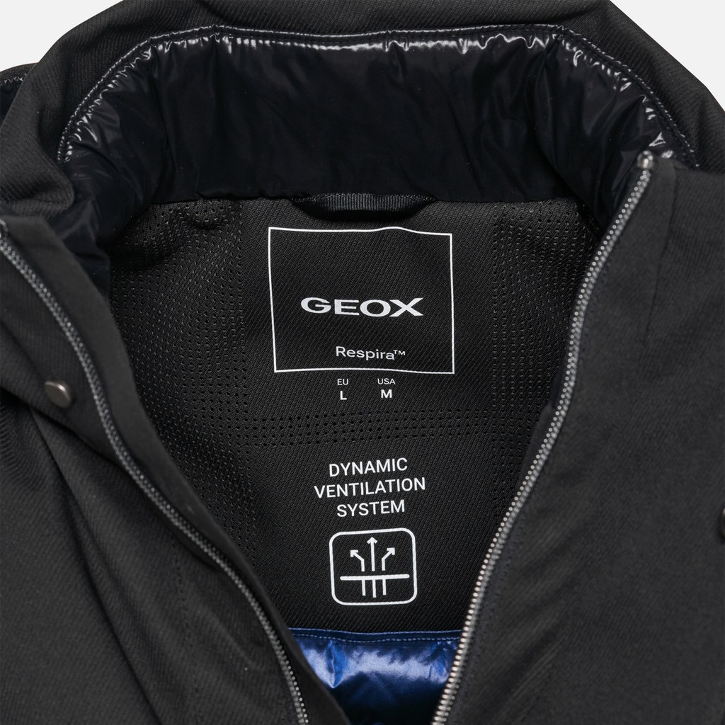 Parka long AERANTIS HOMME Noir - image number 9 | GEOX
