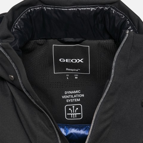 Parka long AERANTIS HOMME Noir - image number 9 | GEOX