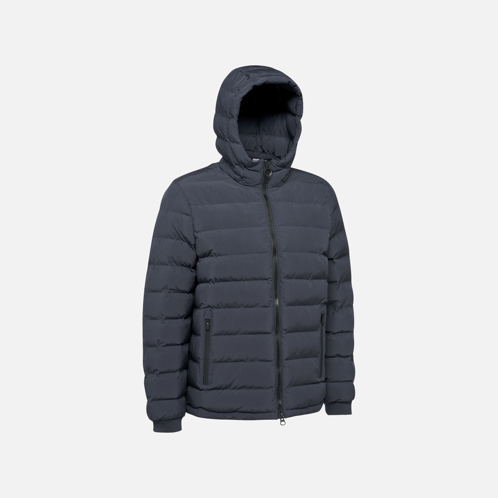 Doudoune courte SPHERICA HOMME Bleu nuit - image number 2 | GEOX