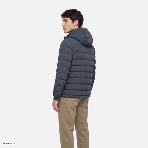 Short down jacket SPHERICA MAN Sky captain - image number 2 | GEOX