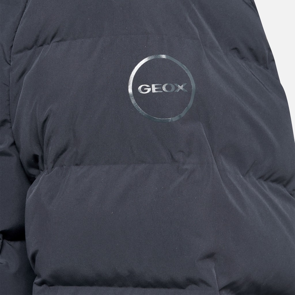 Doudoune courte SPHERICA HOMME Bleu nuit - image number 5 | GEOX