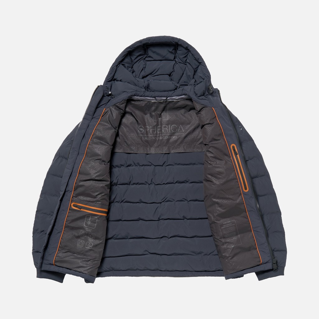Short down jacket SPHERICA MAN Sky captain - image number 0 | GEOX