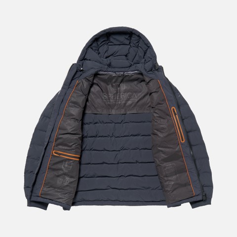 Short down jacket SPHERICA MAN Sky captain - image number 0 | GEOX