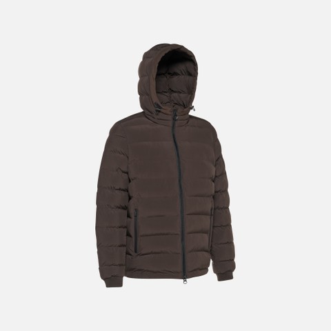 Short down jacket SPHERICA MAN Coffee Bean - image number 6 | GEOX