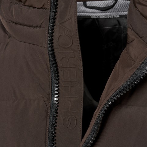 Short down jacket SPHERICA MAN Coffee Bean - image number 9 | GEOX