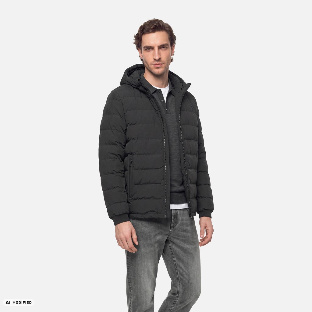 Short down jacket SPHERICA MAN Black - image number 0 | GEOX